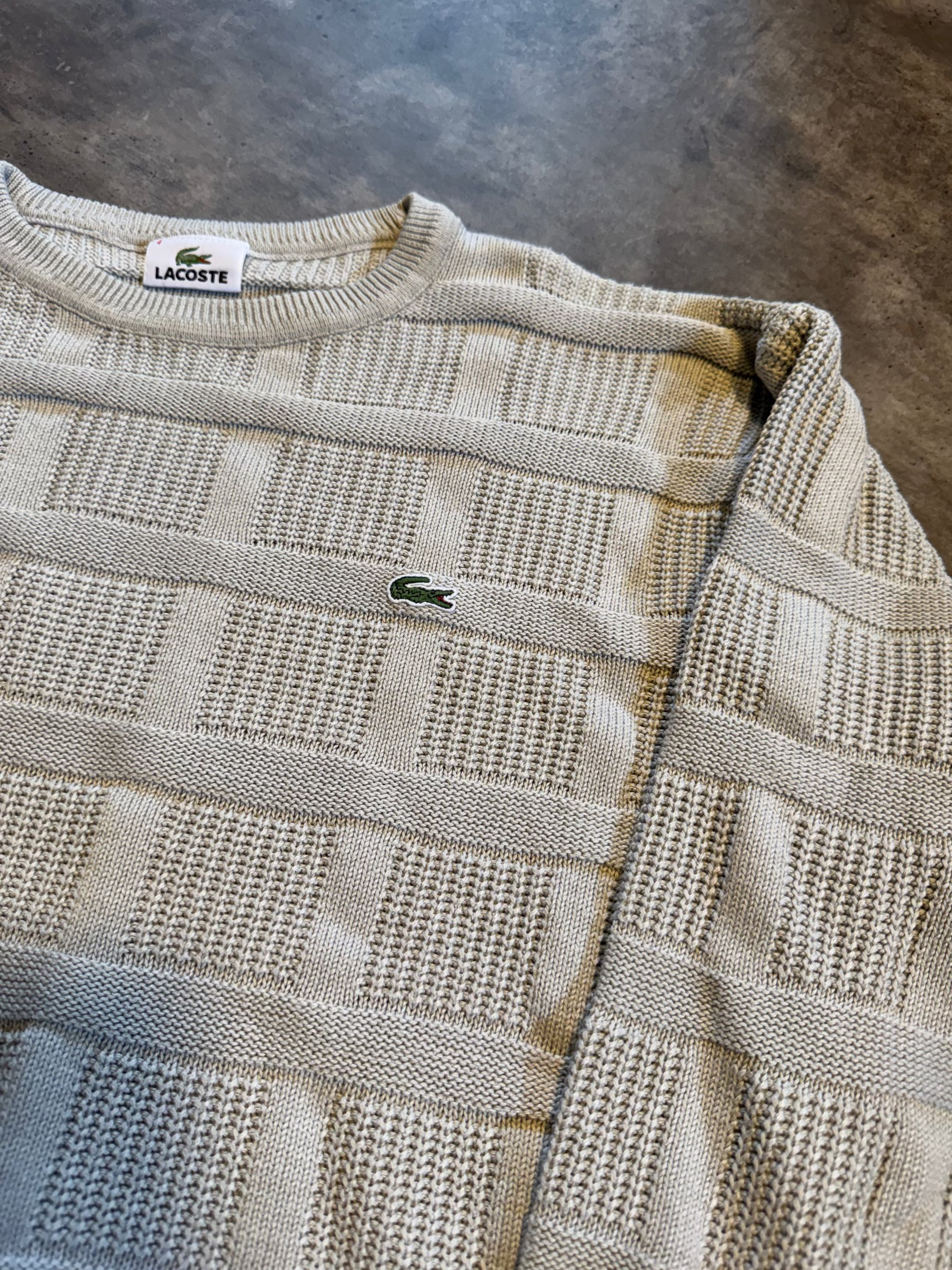 Vintage Lacoste Knit Sweater (M)